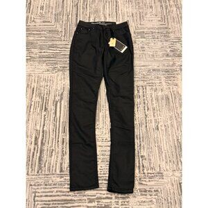 NEW BlendShe women's 27" (32" inseam) Black Mid Rise Slim jeans